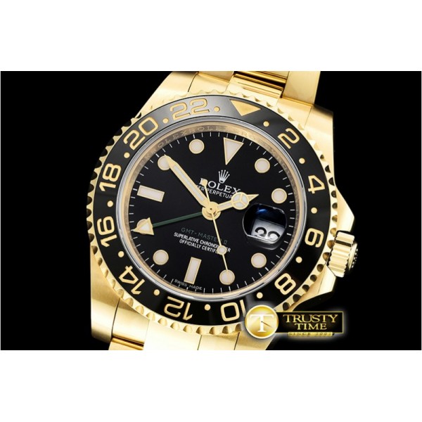 Rolex - GMT Master II Ref.116718LN YG/YG Black EWF A2836