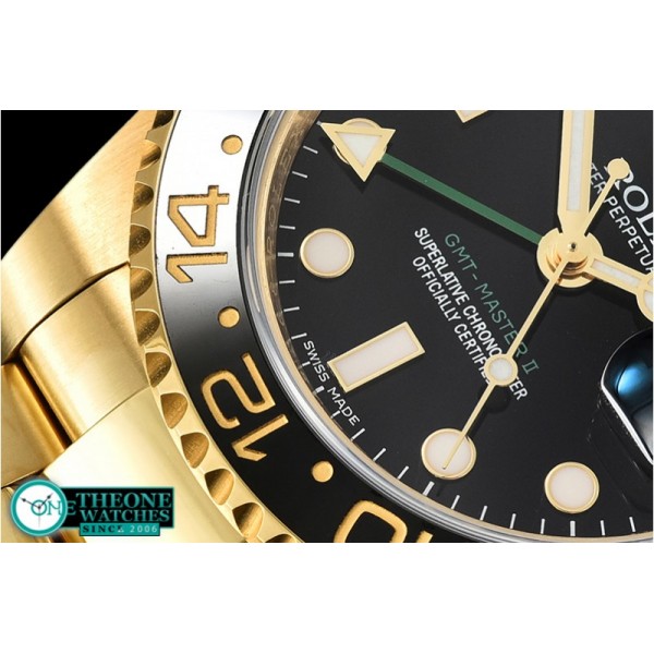 Rolex - GMT Master II Ref.116718LN YG/YG Black EWF A2836