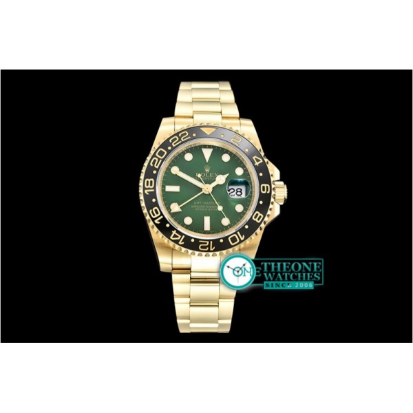 Rolex - GMT Master II Ref.116718LN YG/YG Green EWF A2836