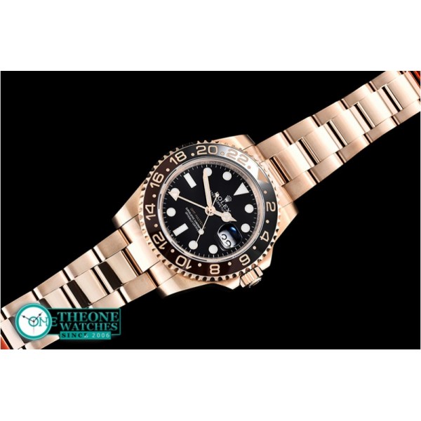 Rolex - GMT Master II 2018 126715CHNR RG/RG Black EWF A2836