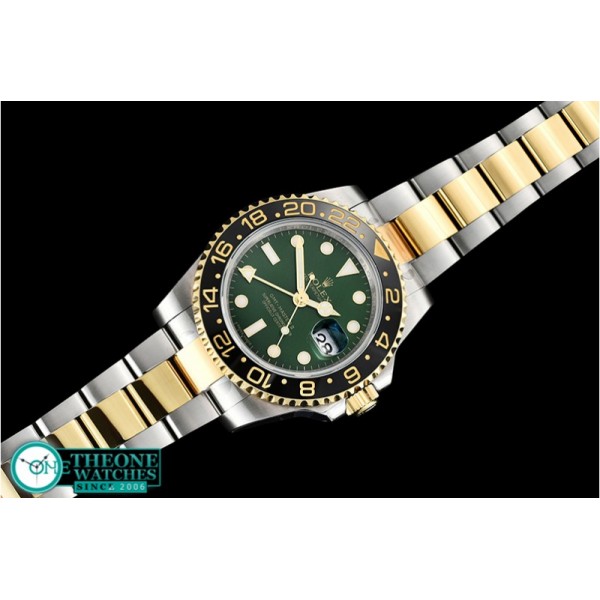 Rolex - GMT Master II 116713LN YG/SS Green EWF Asia 2836