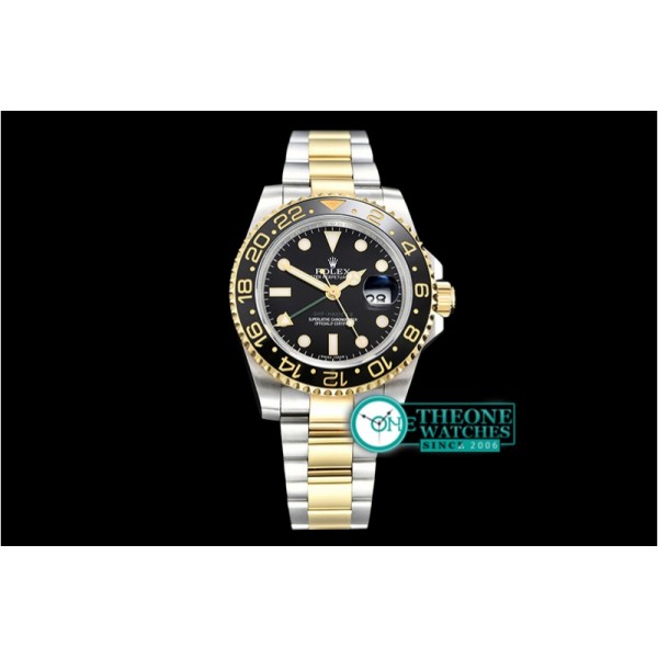 Rolex - GMT Master II 116713LN YG/SS Black EWF Asia 2836