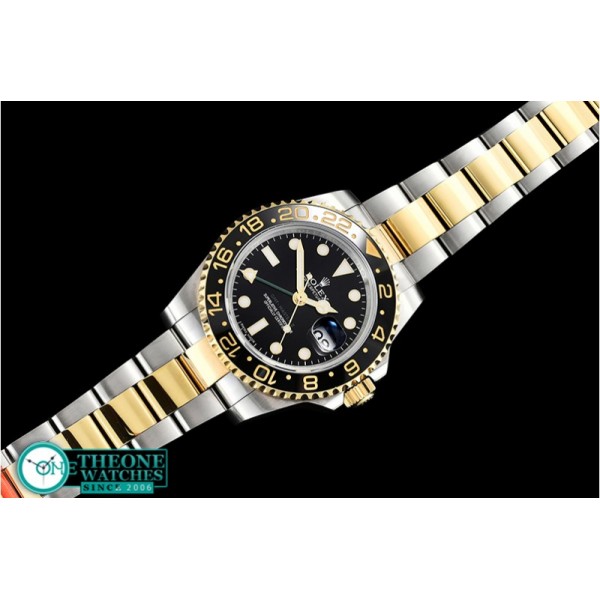 Rolex - GMT Master II 116713LN YG/SS Black EWF Asia 2836