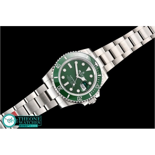 Rolex - Submariner 116610LV 904L SS/SS Green NAIL Asia 3135