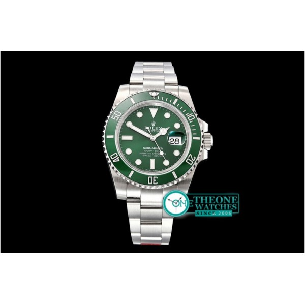 Rolex - Submariner 116610LV 904L SS/SS Green NAIL Asia 3135