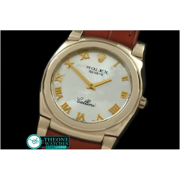 Rolex - Cellini YG/LE Silver Swiss Quartz