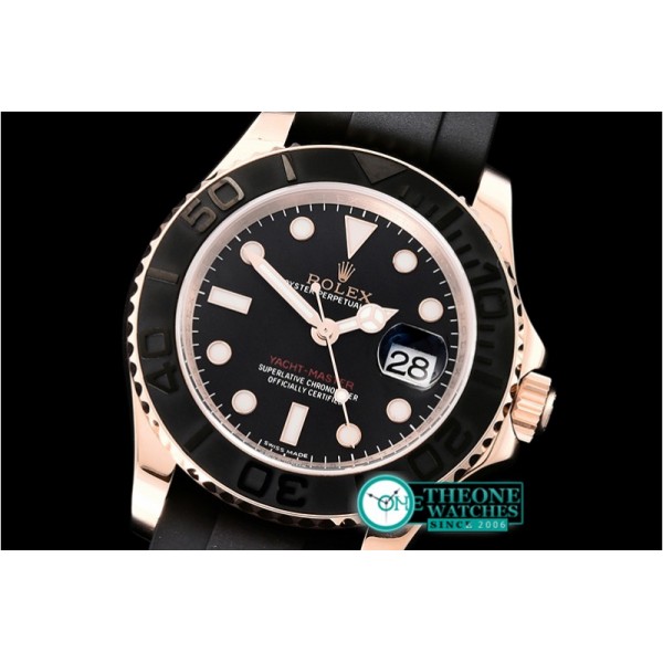 Rolex - YachtMaster 116655 40mm RG/RU Black DJF Asia 2836