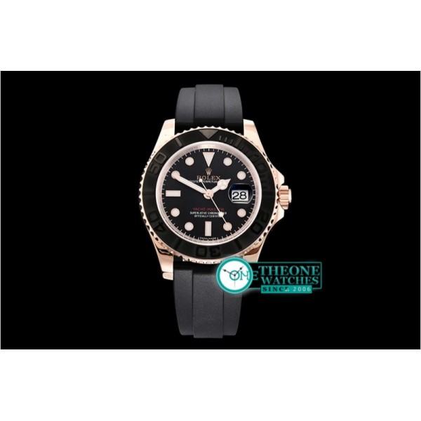 Rolex - YachtMaster 116655 40mm RG/RU Black DJF Asia 2836