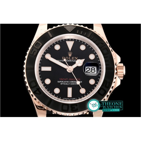 Rolex - YachtMaster 116655 40mm RG/RU Black DJF Asia 2836