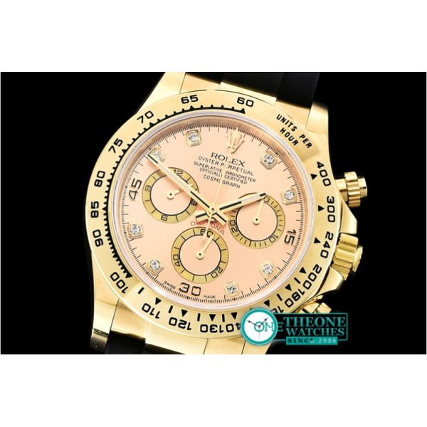 Rolex - Daytona 116508 YG/RU Gold/Diams OMF A4130 Mod