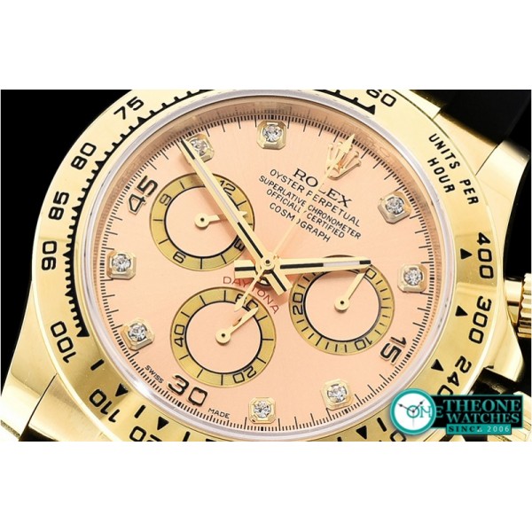 Rolex - Daytona 116508 YG/RU Gold/Diams OMF A4130 Mod