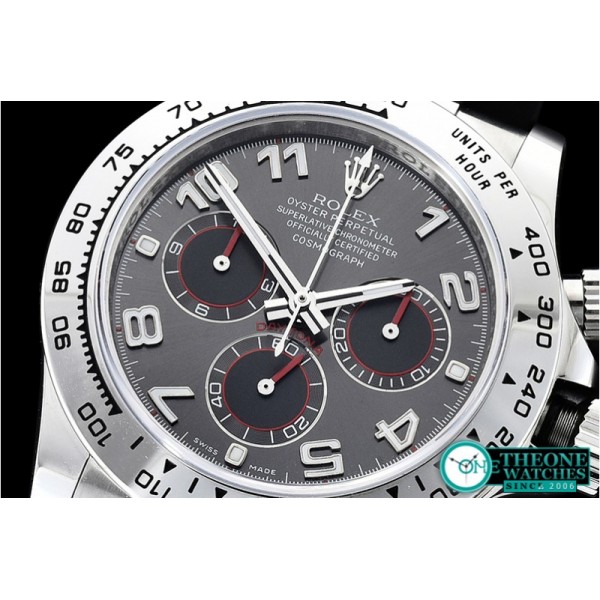 Rolex - Daytona 116509 SS/RU Grey/Num OMF A4130 Mod