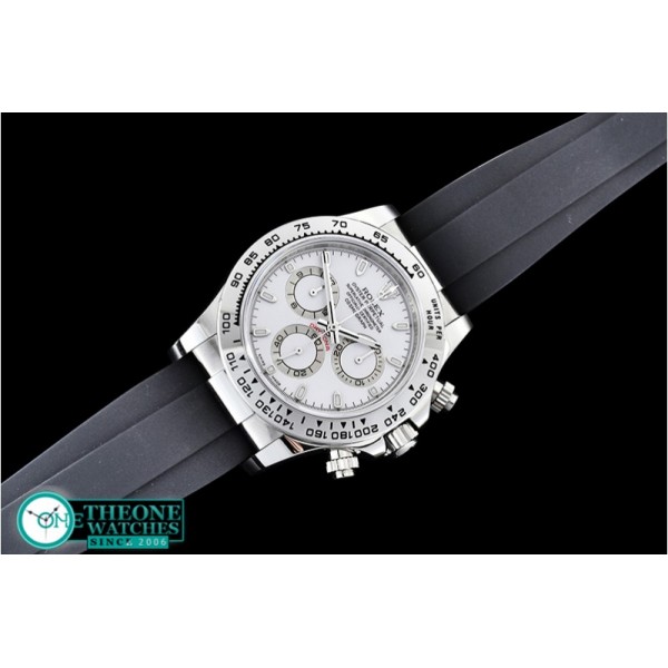 Rolex - Daytona 116509 SS/RU Wht/Stk OMF A4130 Mod