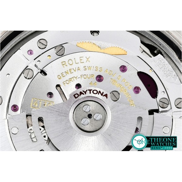 Rolex - Daytona 116509 SS/RU Blk/Stk OMF A4130 Mod