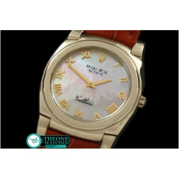 Rolex - Cellini YG/LE MOP Pink Swiss Quartz