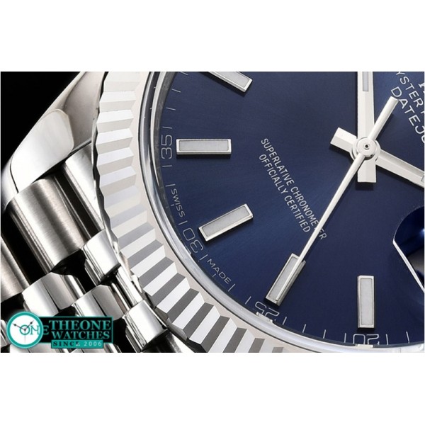 Rolex - DJ2 41mm Jub Flt 904L SS/SS Blue/Stk ARF Asia 2824