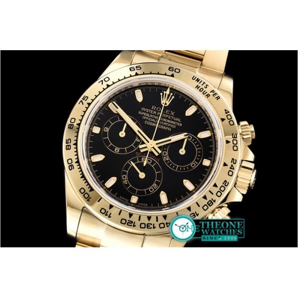 Rolex - Daytona 116508 YG/YG Black/Stk ARF V2 A4130 Mod