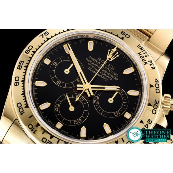 Rolex - Daytona 116508 YG/YG Black/Stk ARF V2 A4130 Mod