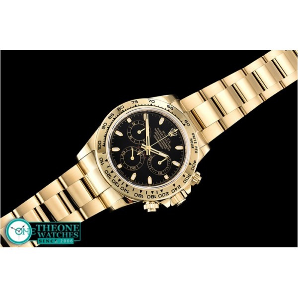 Rolex - Daytona 116508 YG/YG Black/Stk ARF V2 A4130 Mod