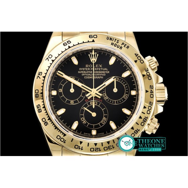 Rolex - Daytona 116508 YG/YG Black/Stk ARF V2 A4130 Mod