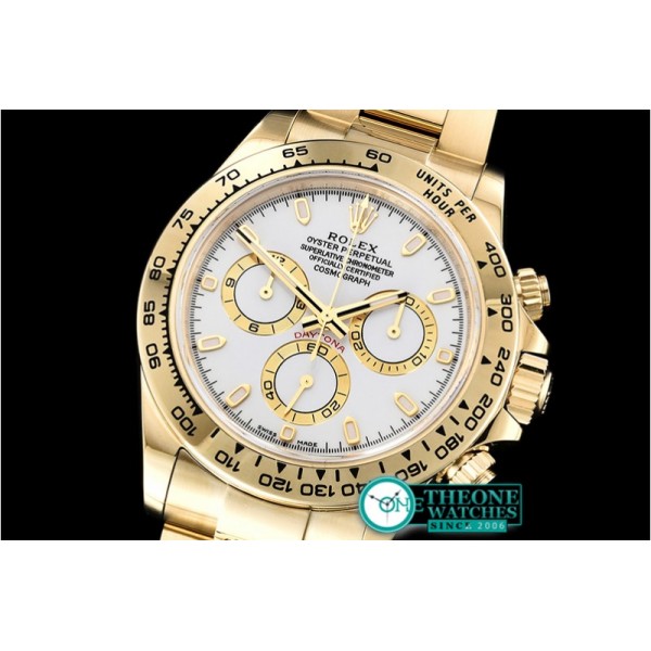 Rolex - Daytona 116508 YG/YG White/Stk ARF V2 A4130 Mod