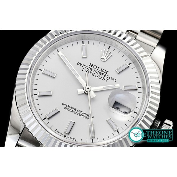 Rolex - DateJust 36mm Jub Flt 904L SS/SS Wht/Stk GMF A2836