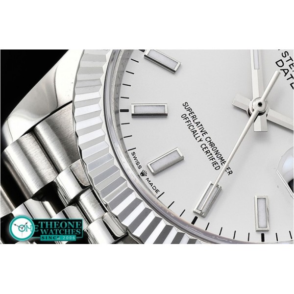 Rolex - DateJust 36mm Jub Flt 904L SS/SS Wht/Stk GMF A2836