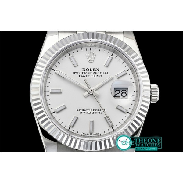 Rolex - DateJust 36mm Jub Flt 904L SS/SS Wht/Stk GMF A2836