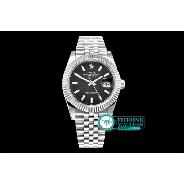 Rolex - DateJust 36mm Jub Flt 904L SS/SS Blk/Stk GMF A2836