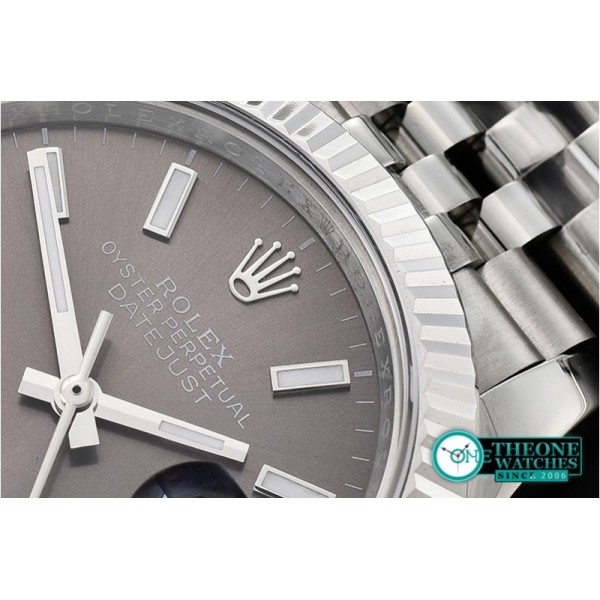 Rolex - DateJust 36mm Jub Flt 904L SS/SS Grey/Stk GMF A2836