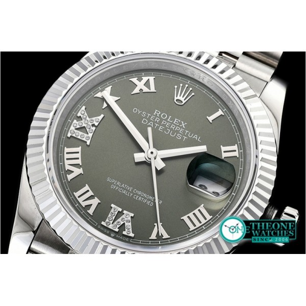 Rolex - DateJust 36mm Jub Flt 904L SS/SS Grn/Rmn GMF A2836