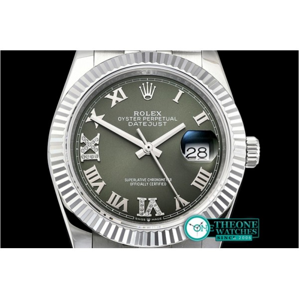 Rolex - DateJust 36mm Jub Flt 904L SS/SS Grn/Rmn GMF A2836