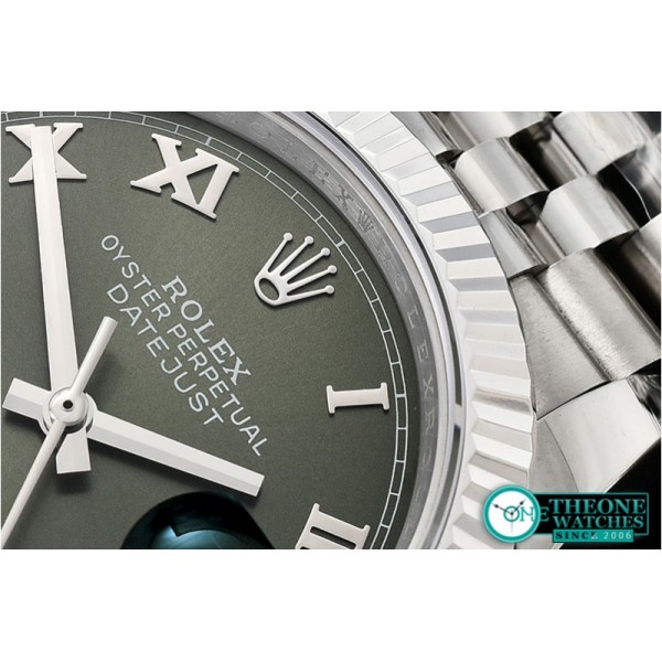 Rolex - DateJust 36mm Jub Flt 904L SS/SS Grn/Rmn GMF A2836