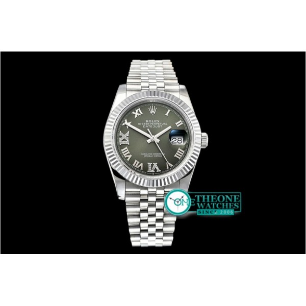 Rolex - DateJust 36mm Jub Flt 904L SS/SS Grn/Rmn GMF A2836