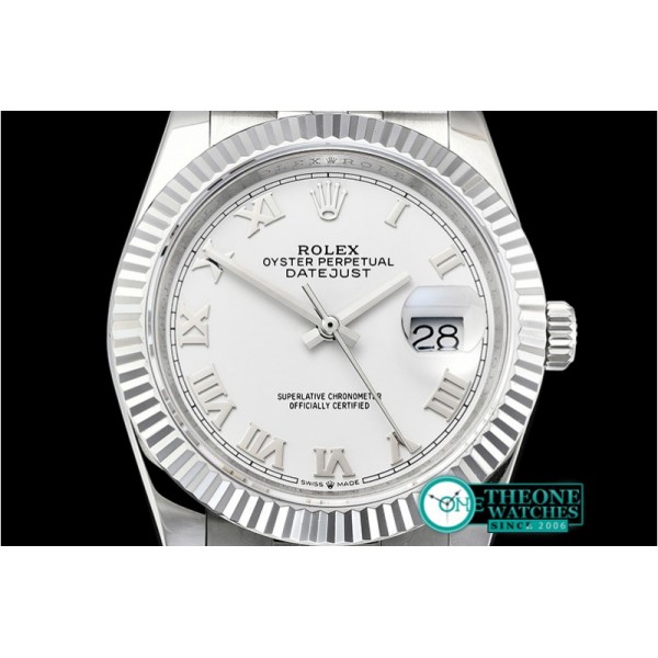 Rolex - DateJust 36mm Jub Flt 904L SS/SS Wht/Rmn GMF A2836