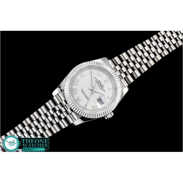 Rolex - DateJust 36mm Jub Flt 904L SS/SS Wht/Rmn GMF A2836