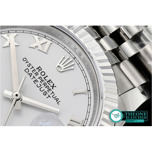 Rolex - DateJust 36mm Jub Flt 904L SS/SS Wht/Rmn GMF A2836