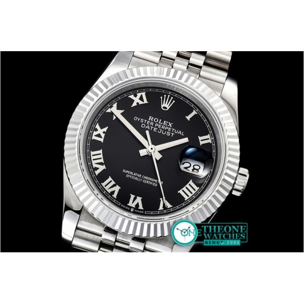 Rolex - DateJust 36mm Jub Flt 904L SS/SS Blk/Rmn GMF A2836