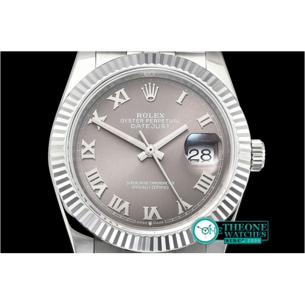 Rolex - DateJust 36mm Jub Flt 904L SS/SS Grey/Rmn GMF A2836