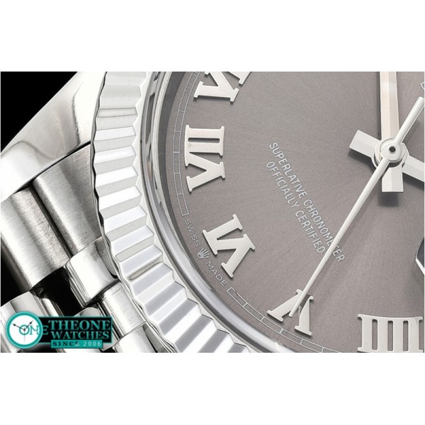 Rolex - DateJust 36mm Jub Flt 904L SS/SS Grey/Rmn GMF A2836