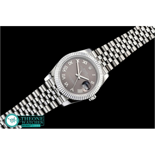 Rolex - DateJust 36mm Jub Flt 904L SS/SS Grey/Rmn GMF A2836