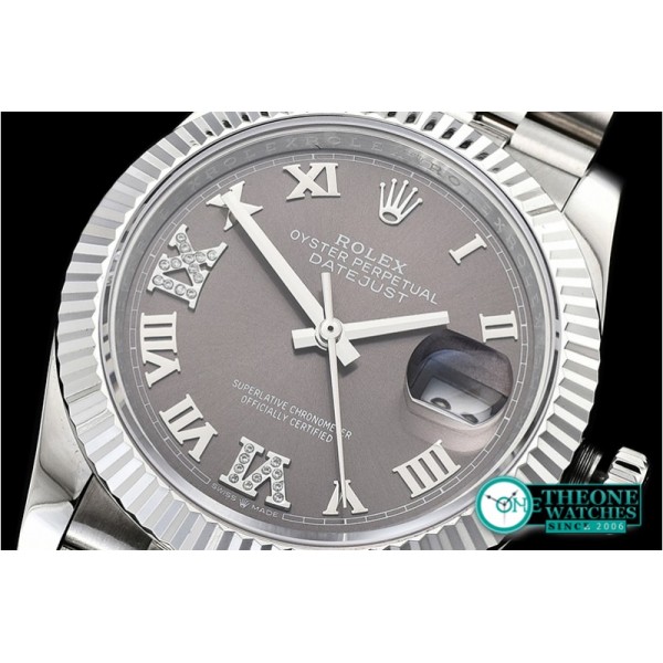 Rolex - DateJust 36mm Jub Flt 904L SS/SS Grey/Rmn GMF A2836