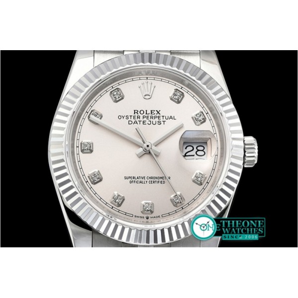 Rolex - DateJust 36mm Jub Flt 904L SS/SS Sv Wht/Dm GMF A2836