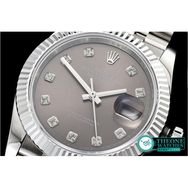 Rolex - DateJust 36mm Jub Flt 904L SS/SS Grey/Dm GMF A2836