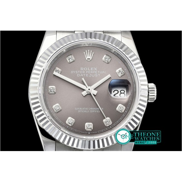 Rolex - DateJust 36mm Jub Flt 904L SS/SS Grey/Dm GMF A2836