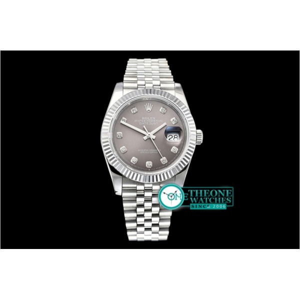 Rolex - DateJust 36mm Jub Flt 904L SS/SS Grey/Dm GMF A2836