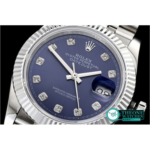 Rolex - DateJust 36mm Jub Flt 904L SS/SS Blue/Dm GMF A2836