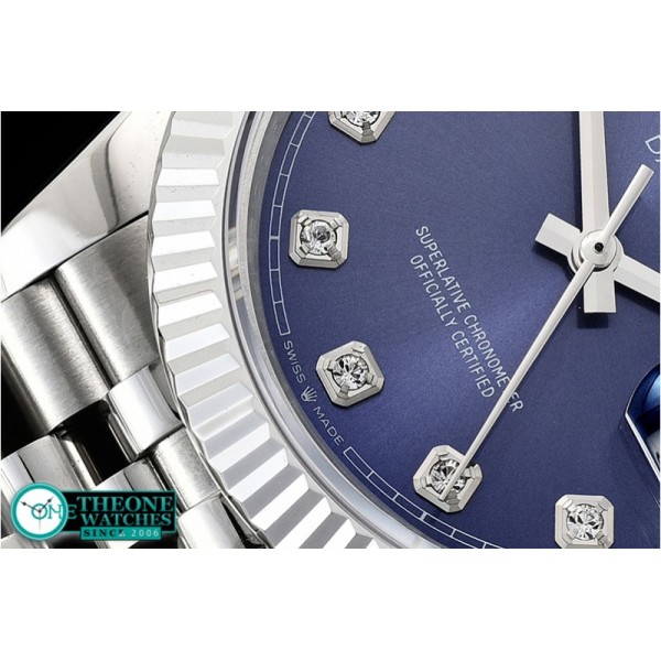 Rolex - DateJust 36mm Jub Flt 904L SS/SS Blue/Dm GMF A2836