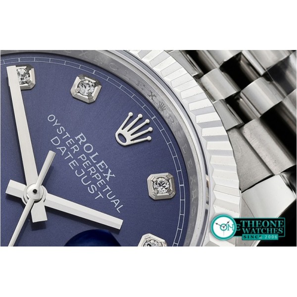 Rolex - DateJust 36mm Jub Flt 904L SS/SS Blue/Dm GMF A2836