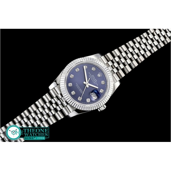 Rolex - DateJust 36mm Jub Flt 904L SS/SS Blue/Dm GMF A2836